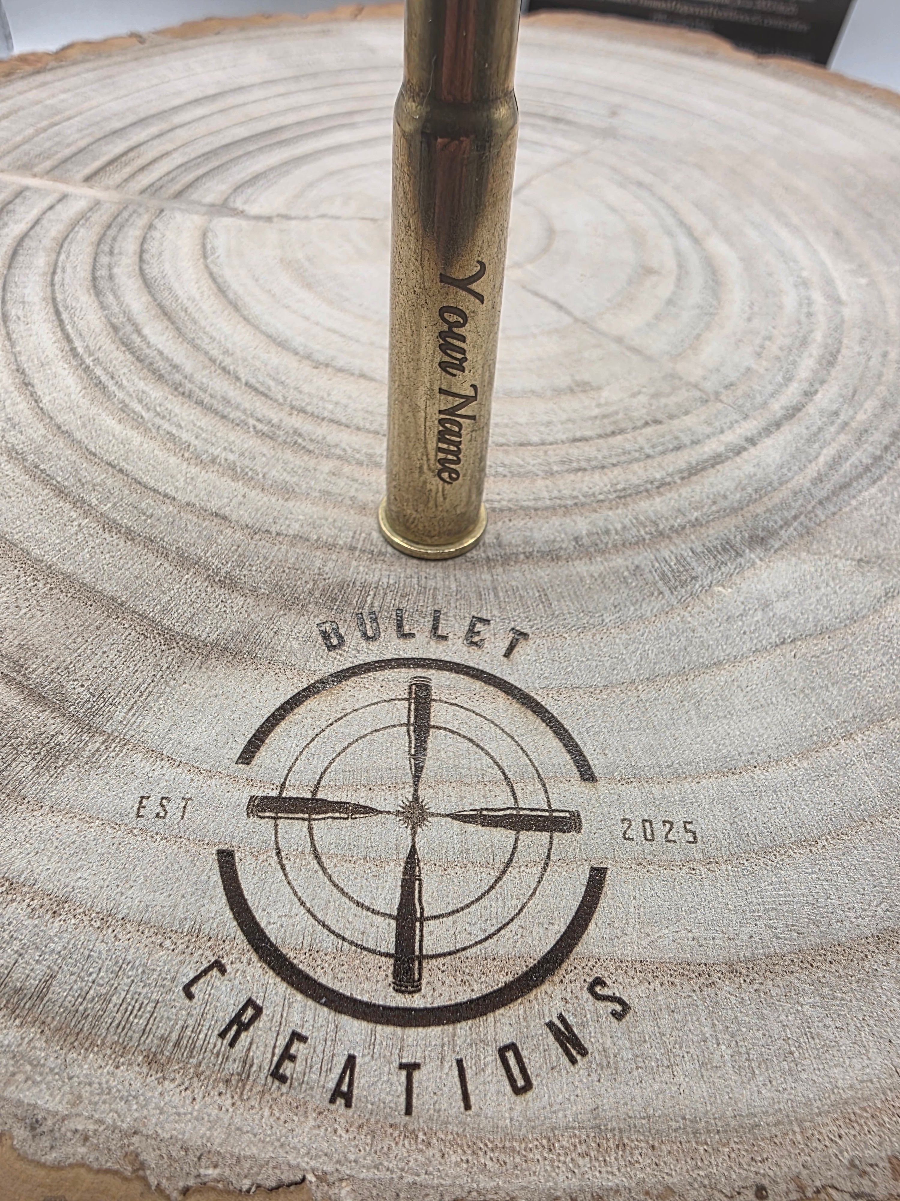 Personalised 303 British Real Bullet Keyring, Lee Enfield Bullet