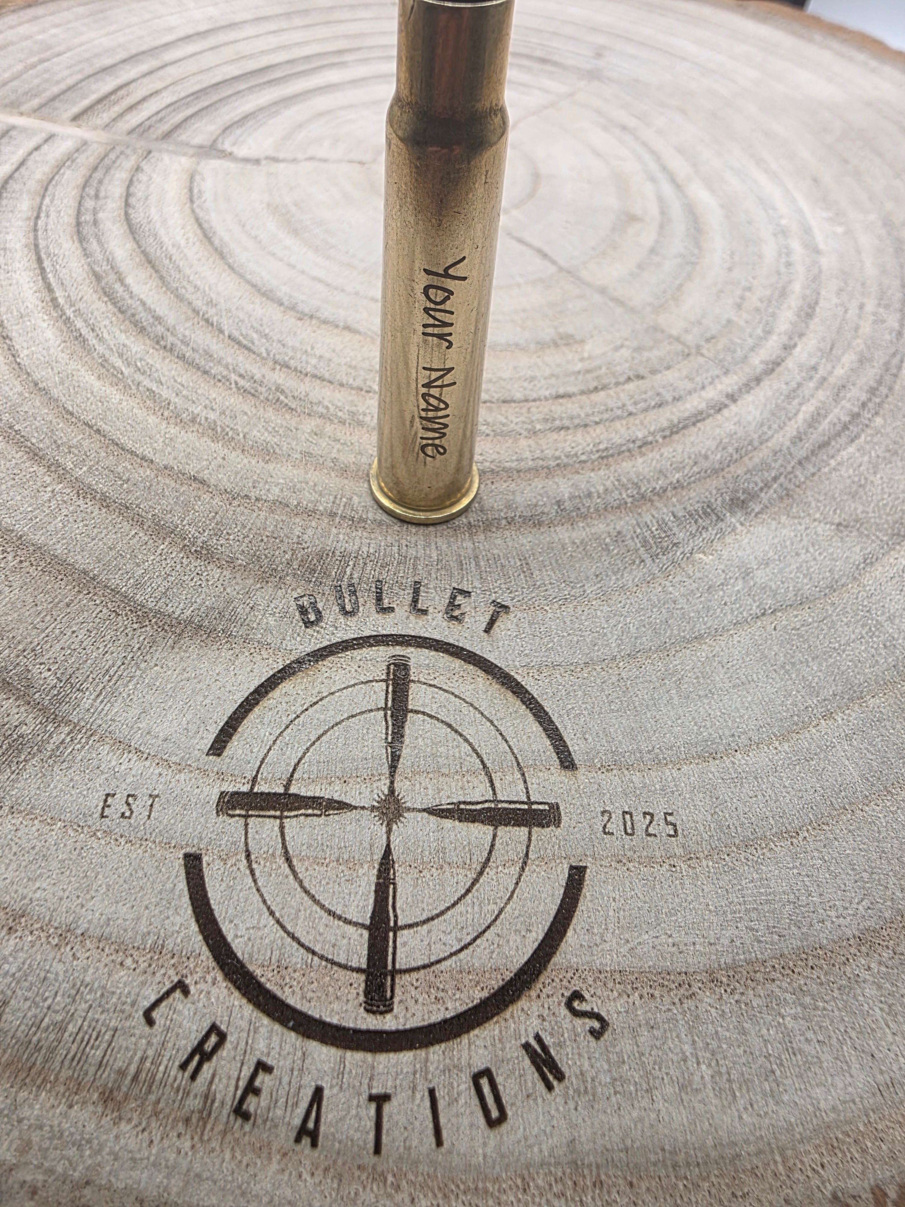 Personalised 303 British Real Bullet Keyring, Lee Enfield Bullet
