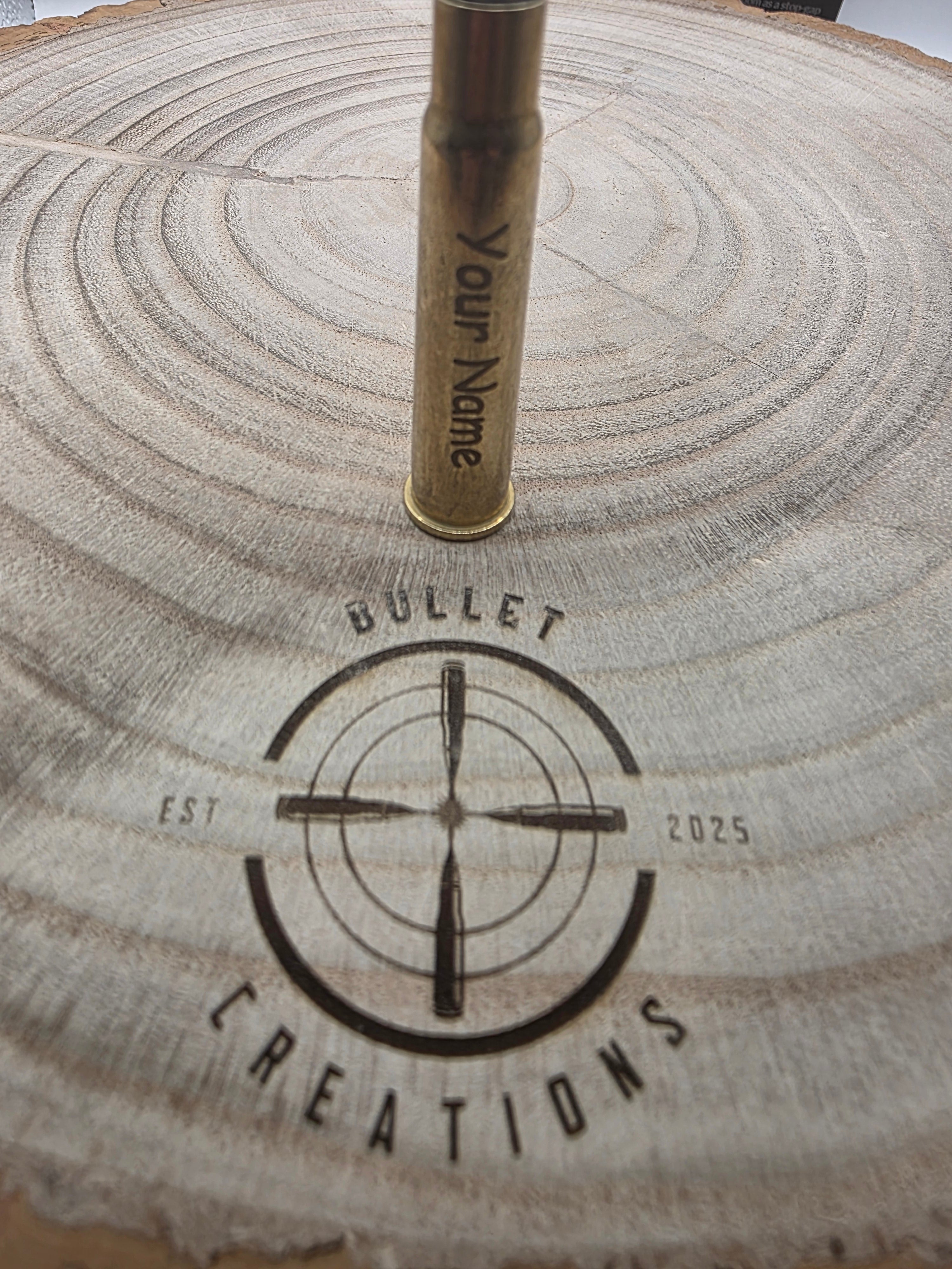 Personalised 303 British Real Bullet Keyring, Lee Enfield Bullet