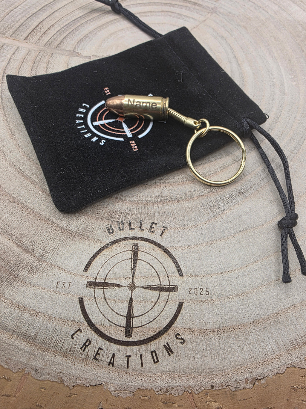 Personalised 9mm Bullet Keyring – A Unique Gift with a Touch of Personality!