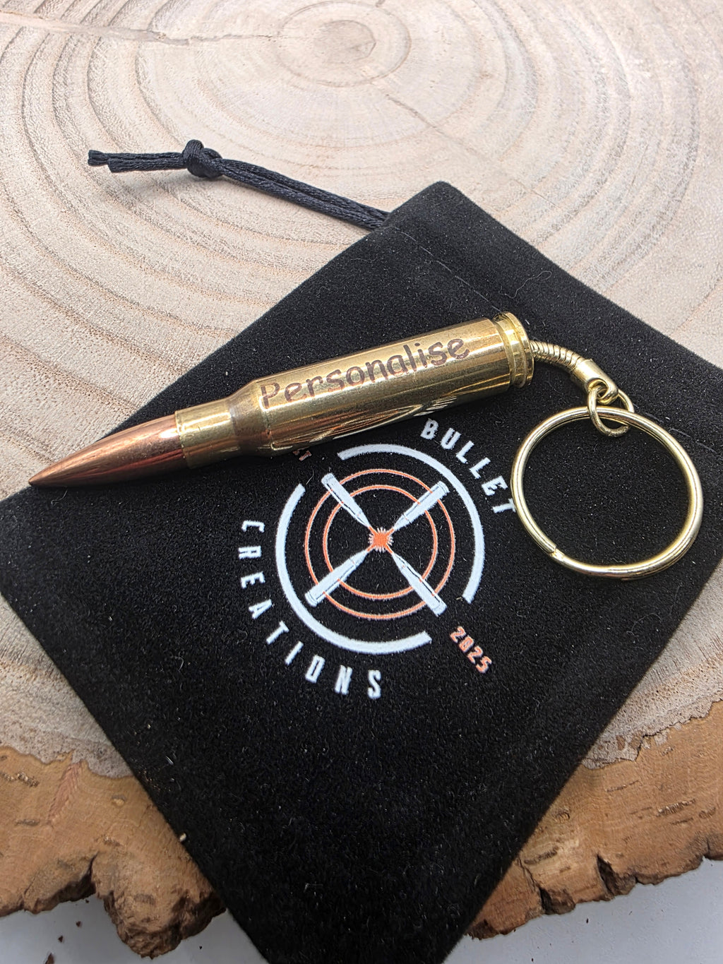 Personalised 762  308 Bullet Keyring
