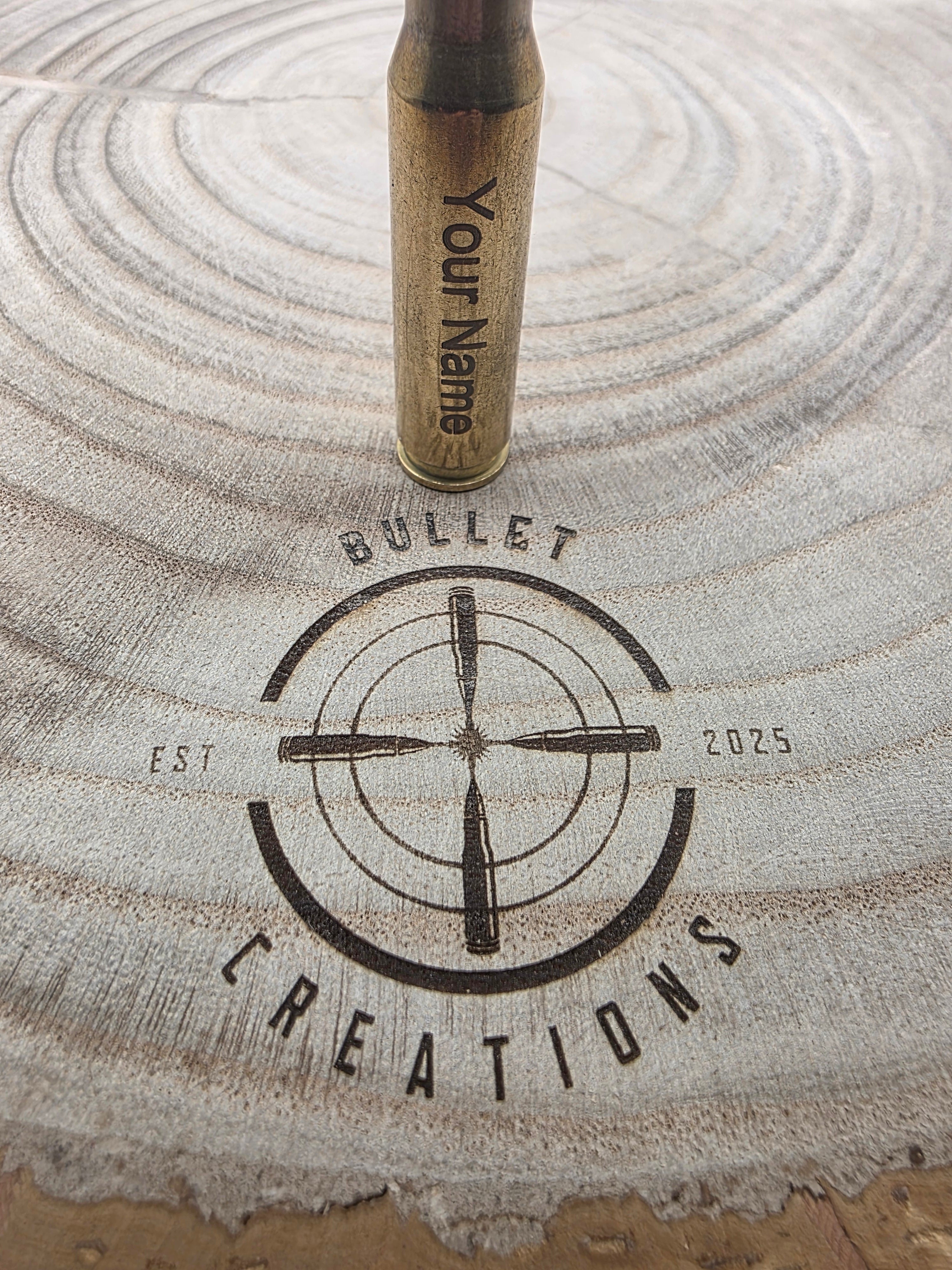 Personalised 762  308 Bullet Keyring
