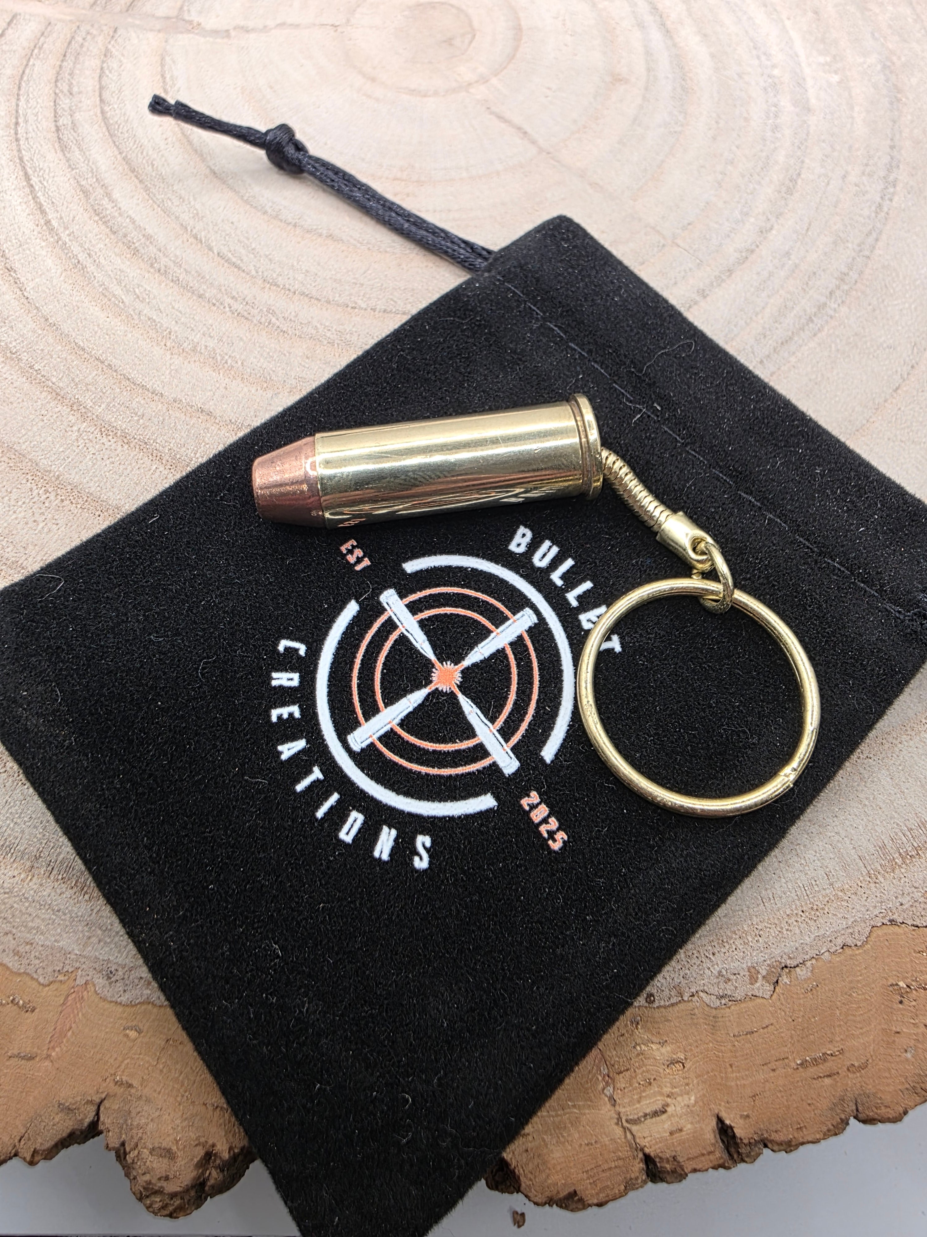 Personalised 44 Magnum Bullet Keyring – A Unique Gift for Every Occasion!