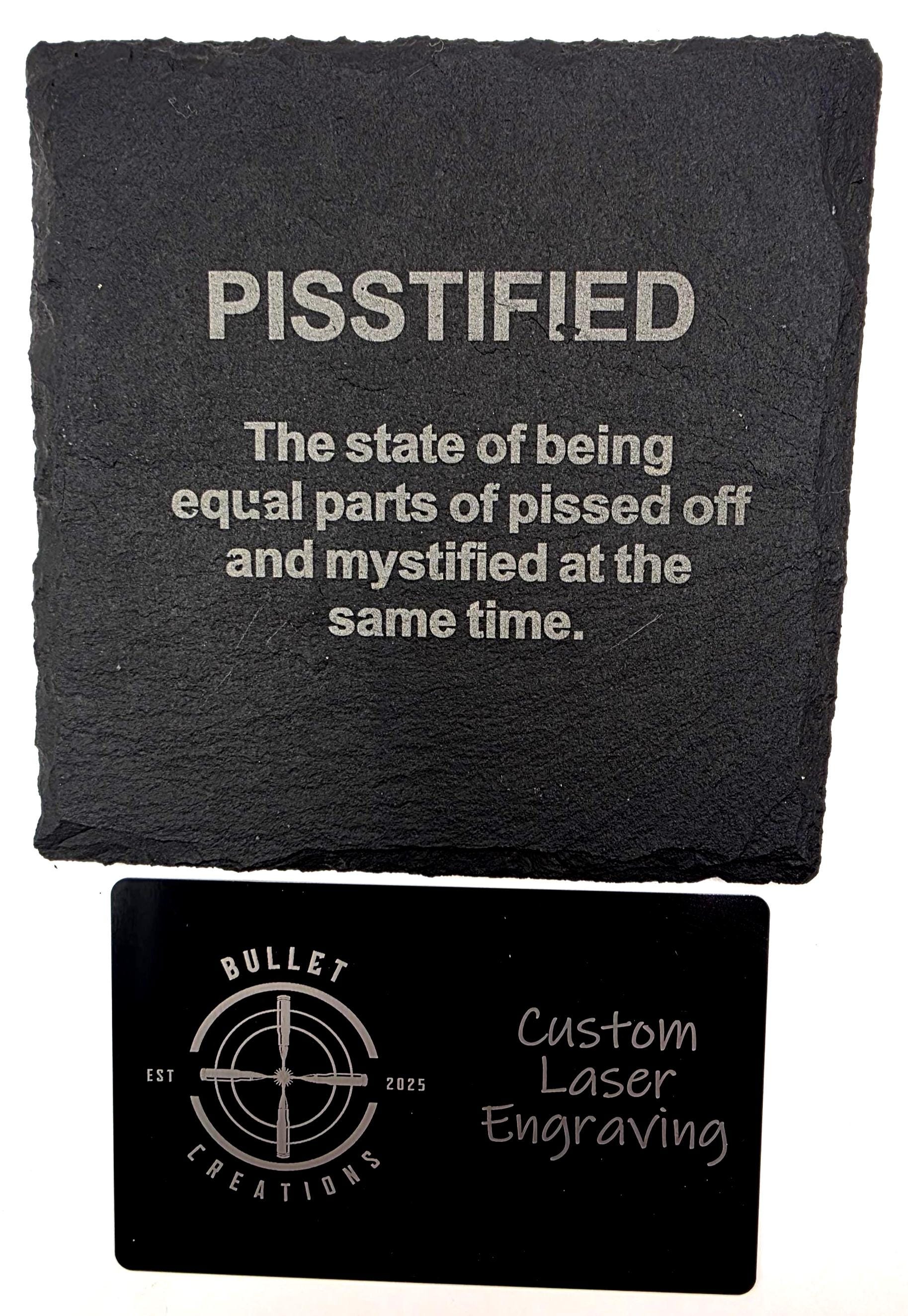 Word of the Day slate coasters