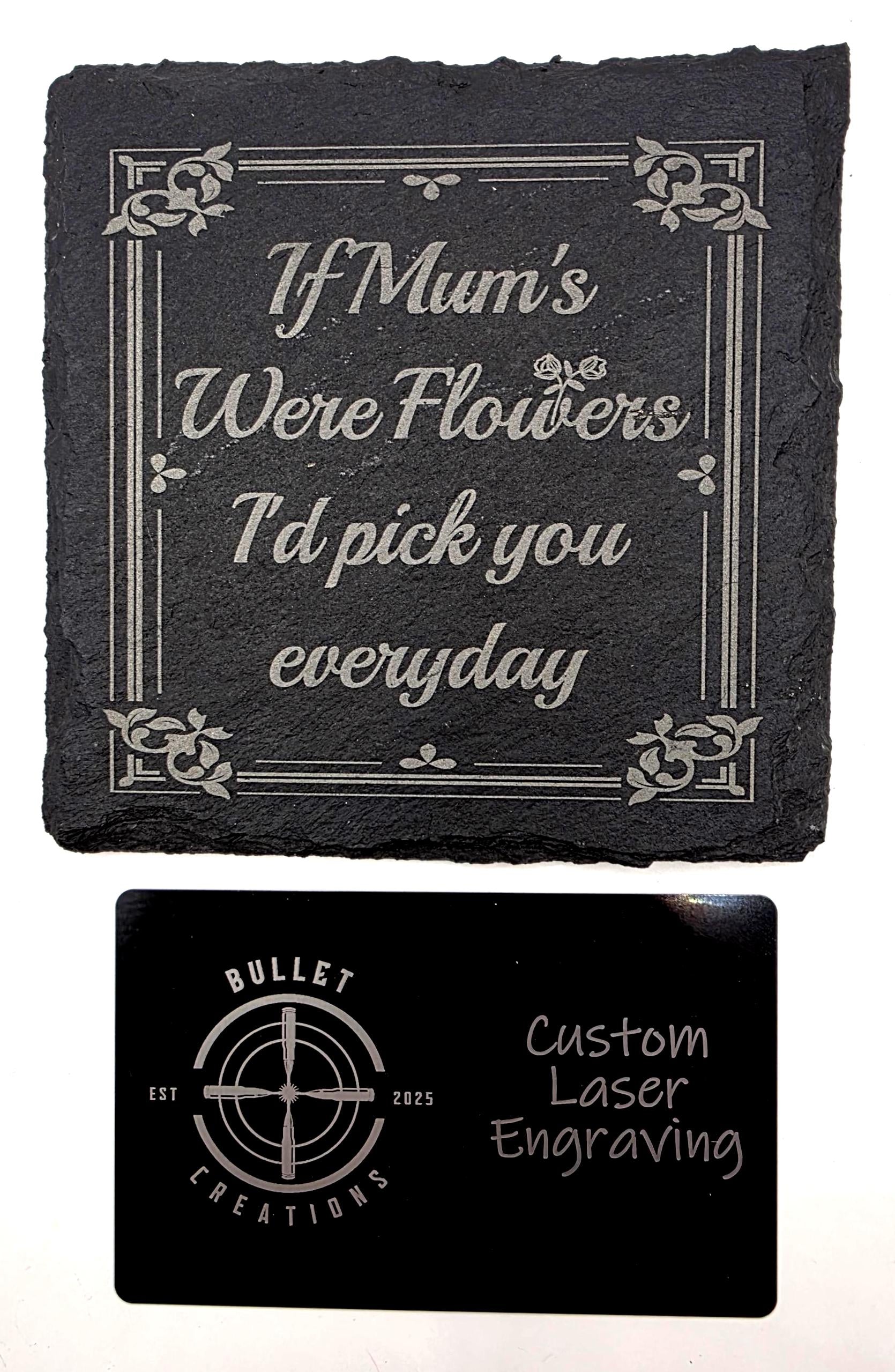 Mothers Day slate coasters
