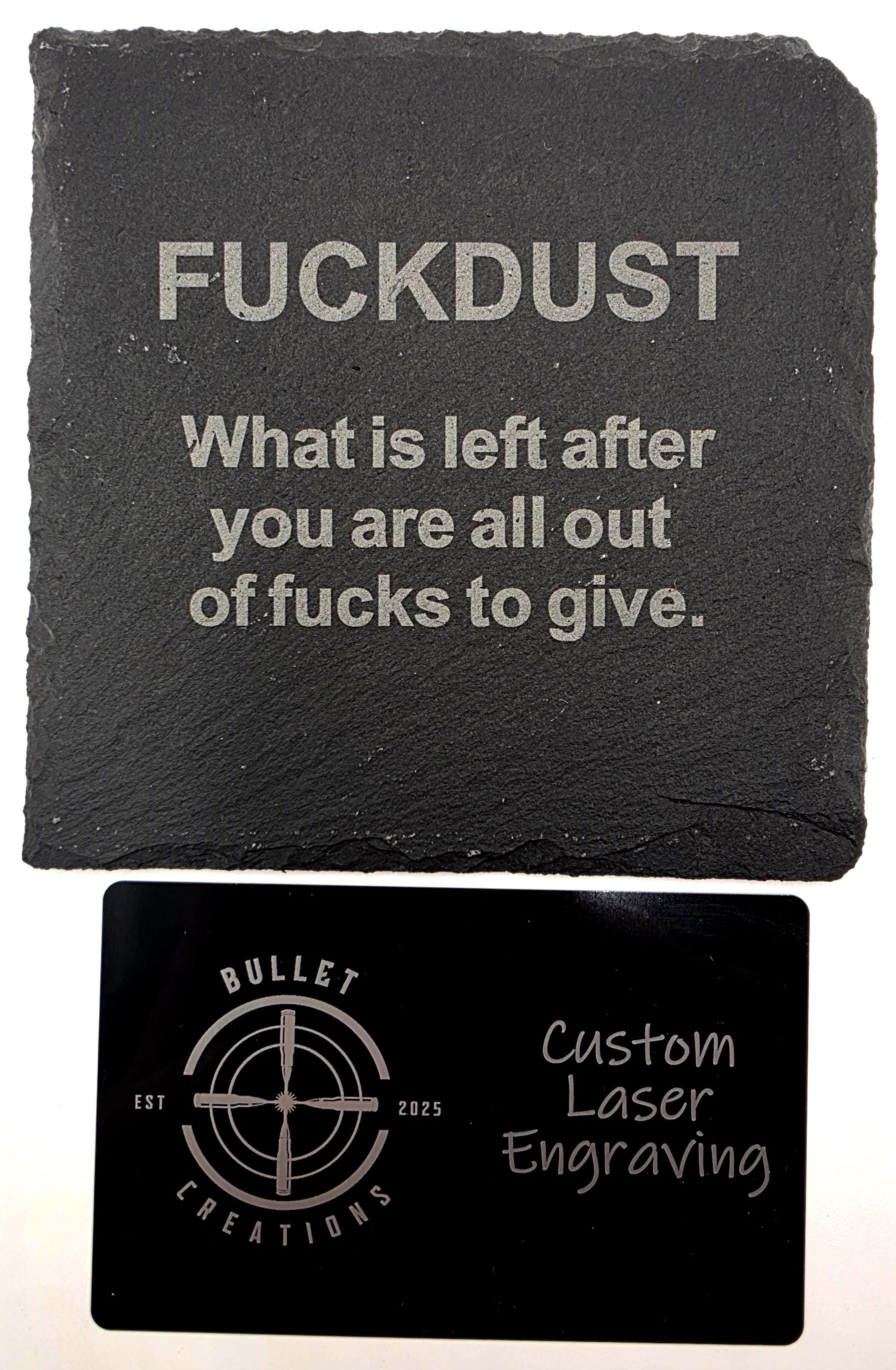 Word of the Day slate coasters