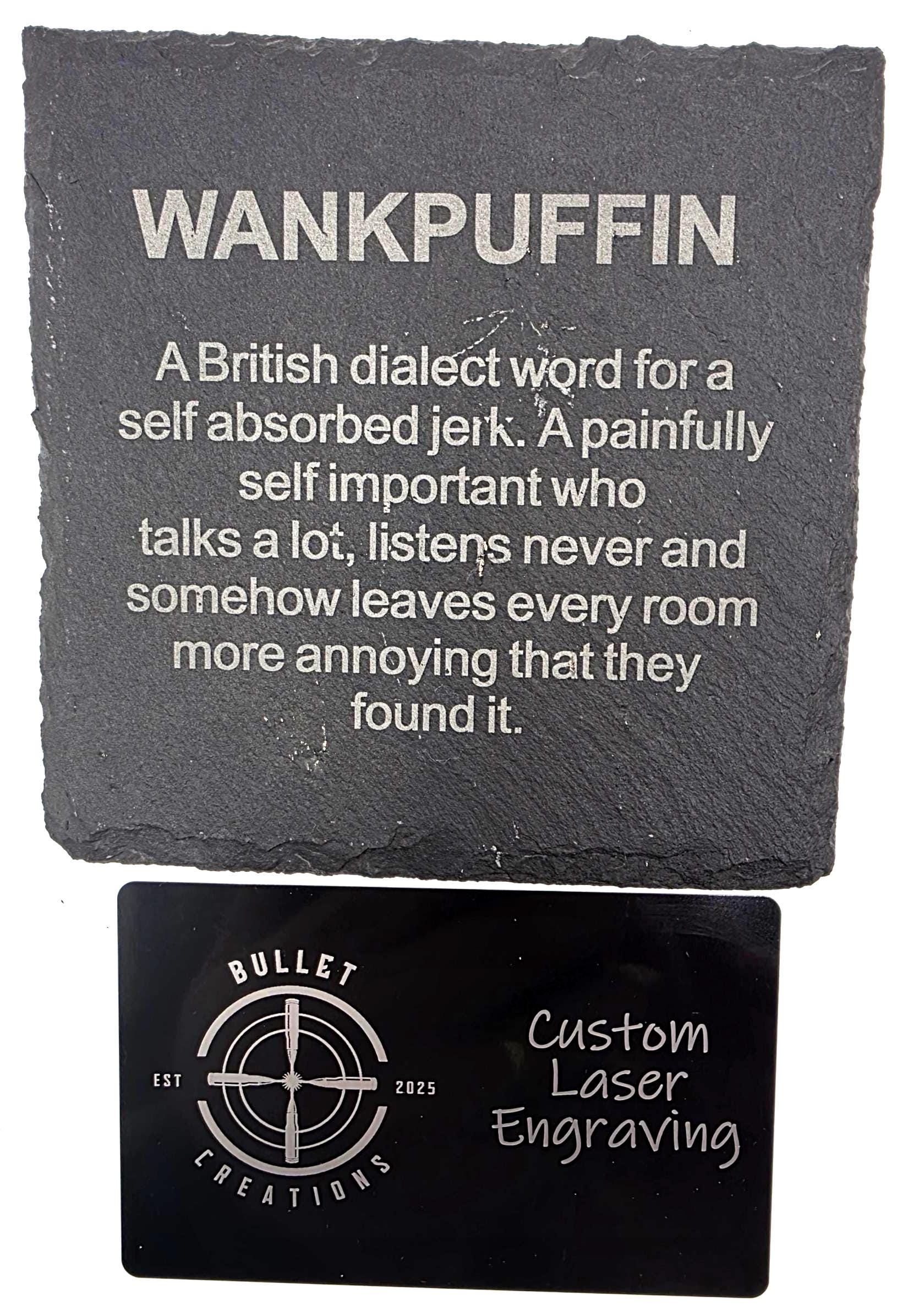Word of the Day slate coasters