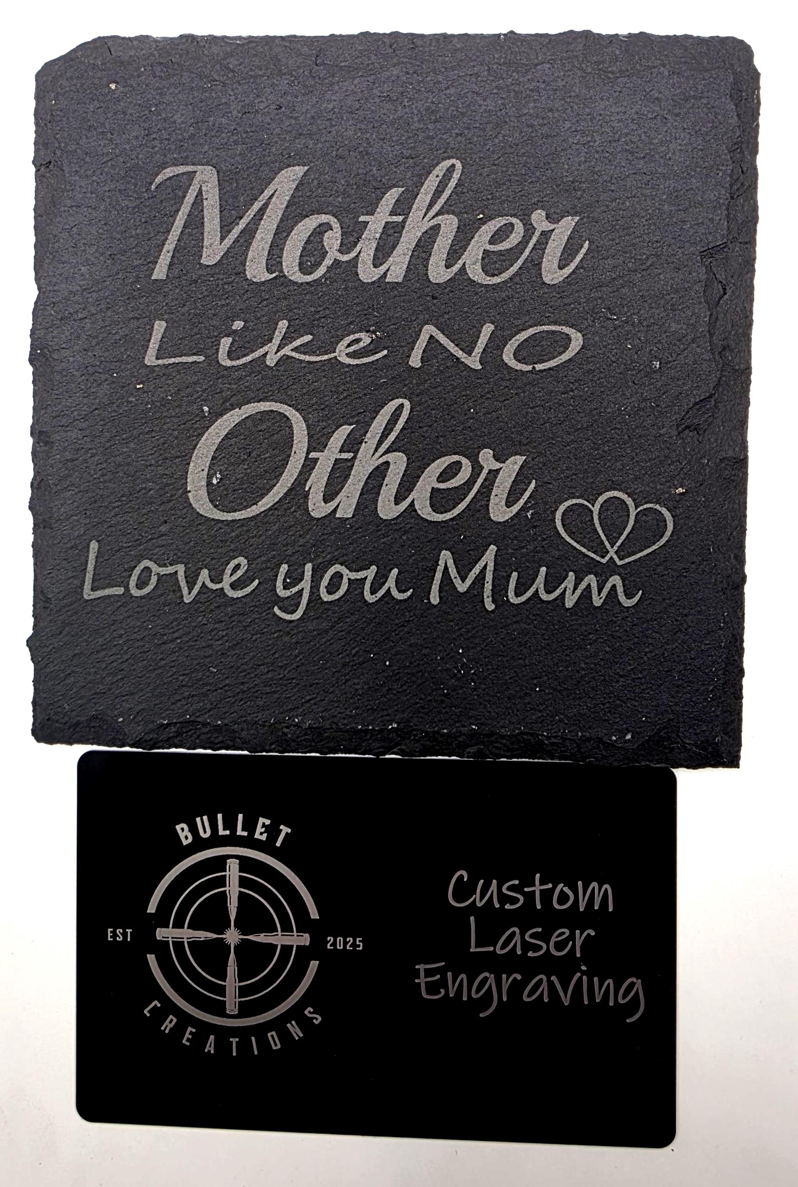 Mothers Day slate coasters