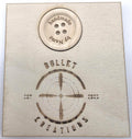 25mm Personalised Button Handmade By ........ (font 3)