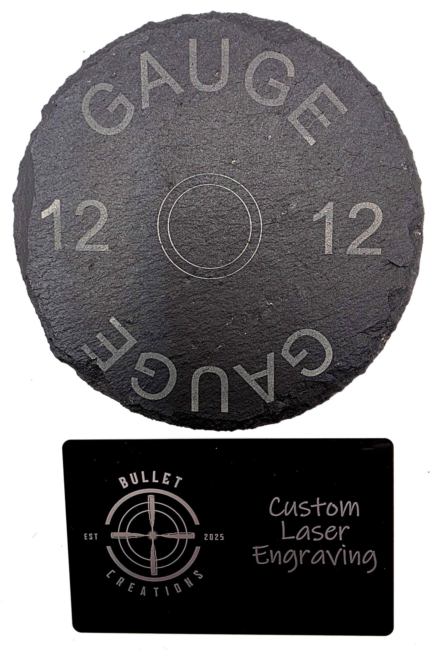 Shooting sports slate coasters
