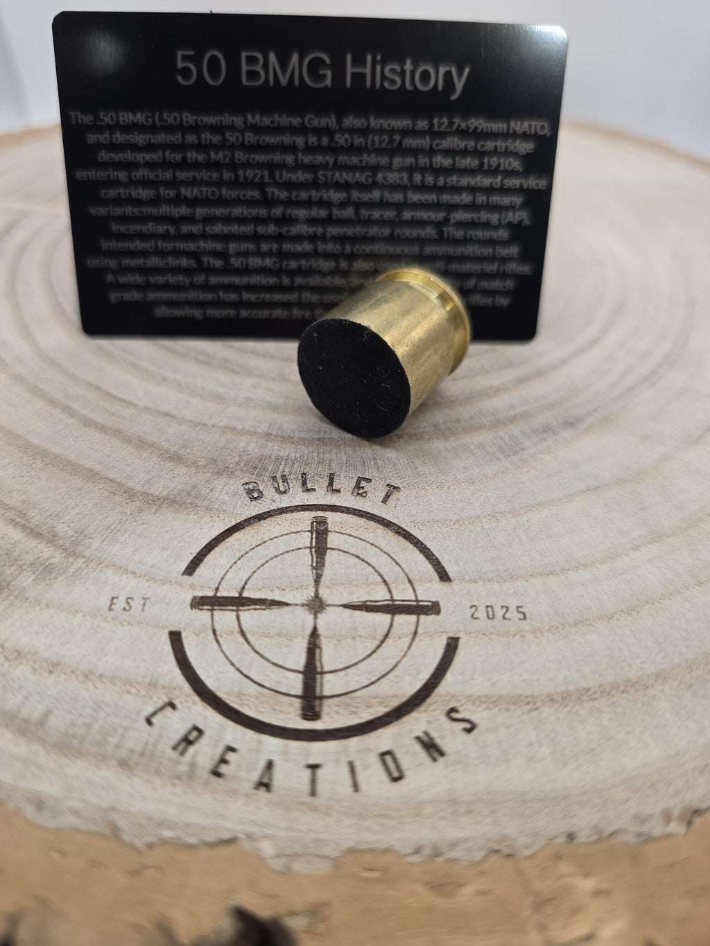Upcycled Bullet Case Fridge Magnets - 50 BMG / 50 Cal make a statement