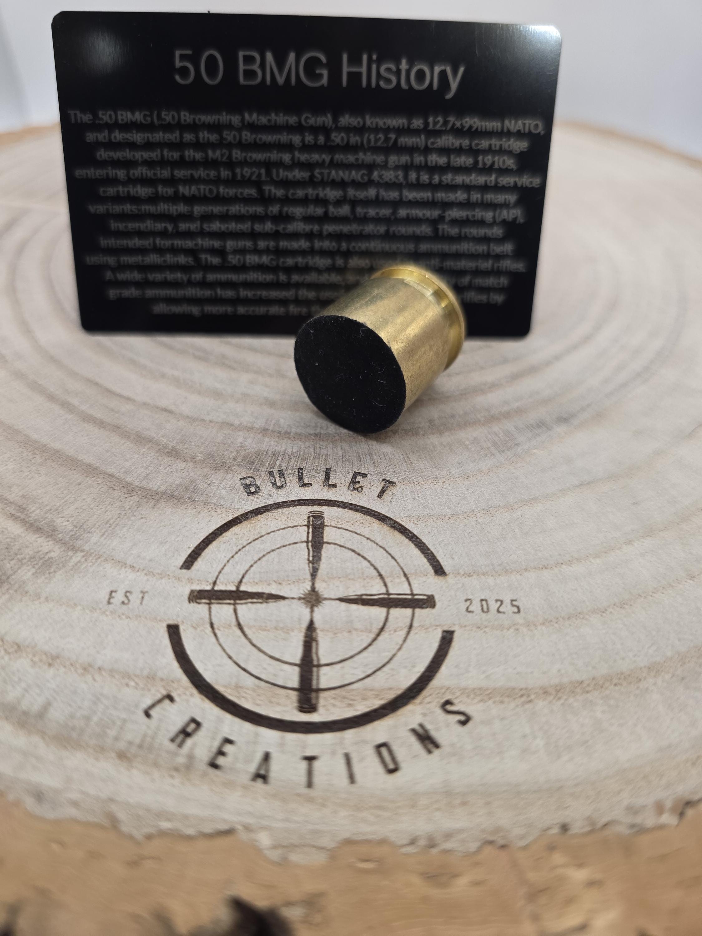 Upcycled Bullet Case Fridge Magnets - 50 BMG / 50 Cal make a statement