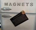 Upcycled Bullet Case Fridge Magnets - .338 Lapua Magnum fired case