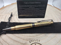 Personalised bullet pen made from fired 2x7.62 bullet cases